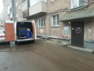 Красномосковская дом 38. Промывка канализации
